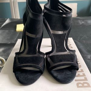Brand new amazing suede and cut out heels